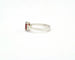 Bague Bague en or blanc 18 ct avec rubellite 1,10 ct et diamants 58 Facettes 9586