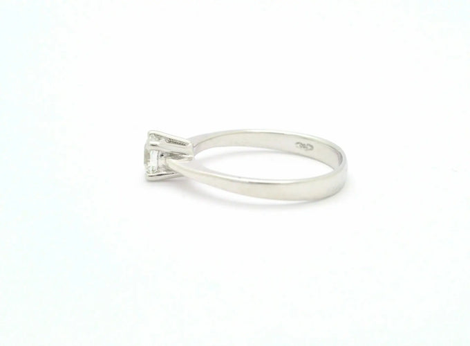 Bague Bague solitaire - Diamant 0,46 ct en or blanc 18 ct 58 Facettes 8067