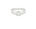 Bague Bague solitaire 0,25 ct en or blanc 18 kt et diamant 58 Facettes 8414