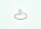 Bague Bague solitaire - Diamant 0,37 ct en or blanc 18 kt 58 Facettes 8171