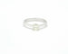 Bague Bague solitaire - Diamant 0,53 ct en or blanc 18 kt 58 Facettes 8701