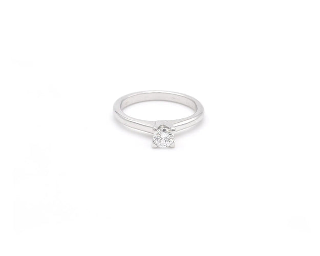 Bague Bague solitaire 0,30 ct en or blanc 18 carats avec diamant 58 Facettes 13948