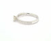 Bague 52 Glamira Alegra - Bague en or blanc 18 carats et diamants 58 Facettes 8072