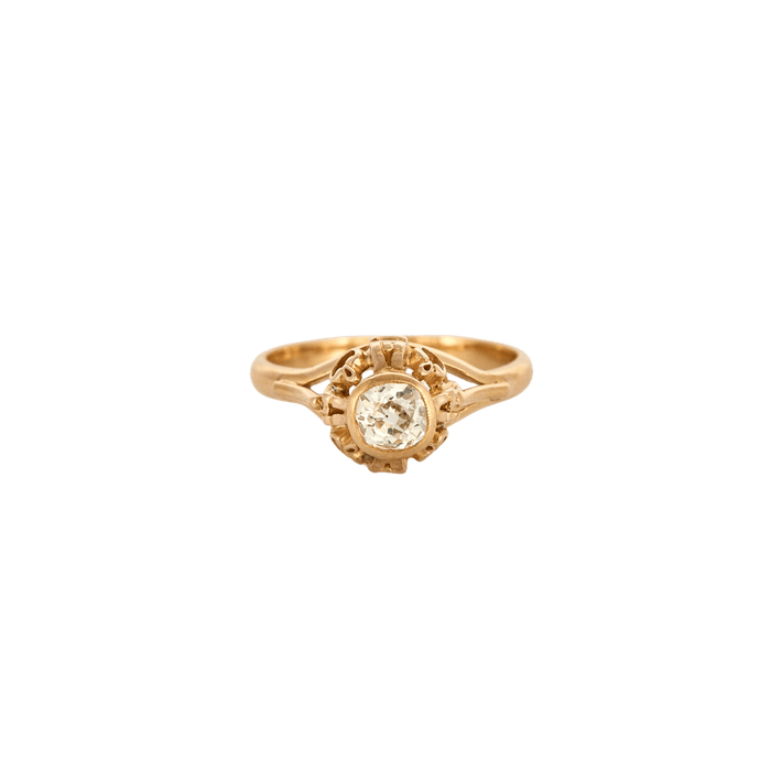 Bague 52 Bague solitaire diamant 0,50 ct or rose 58 Facettes