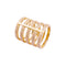 Bague 53 Repossi Berbère - Bague en or rose 750 pavée de diamants 58 Facettes 34863