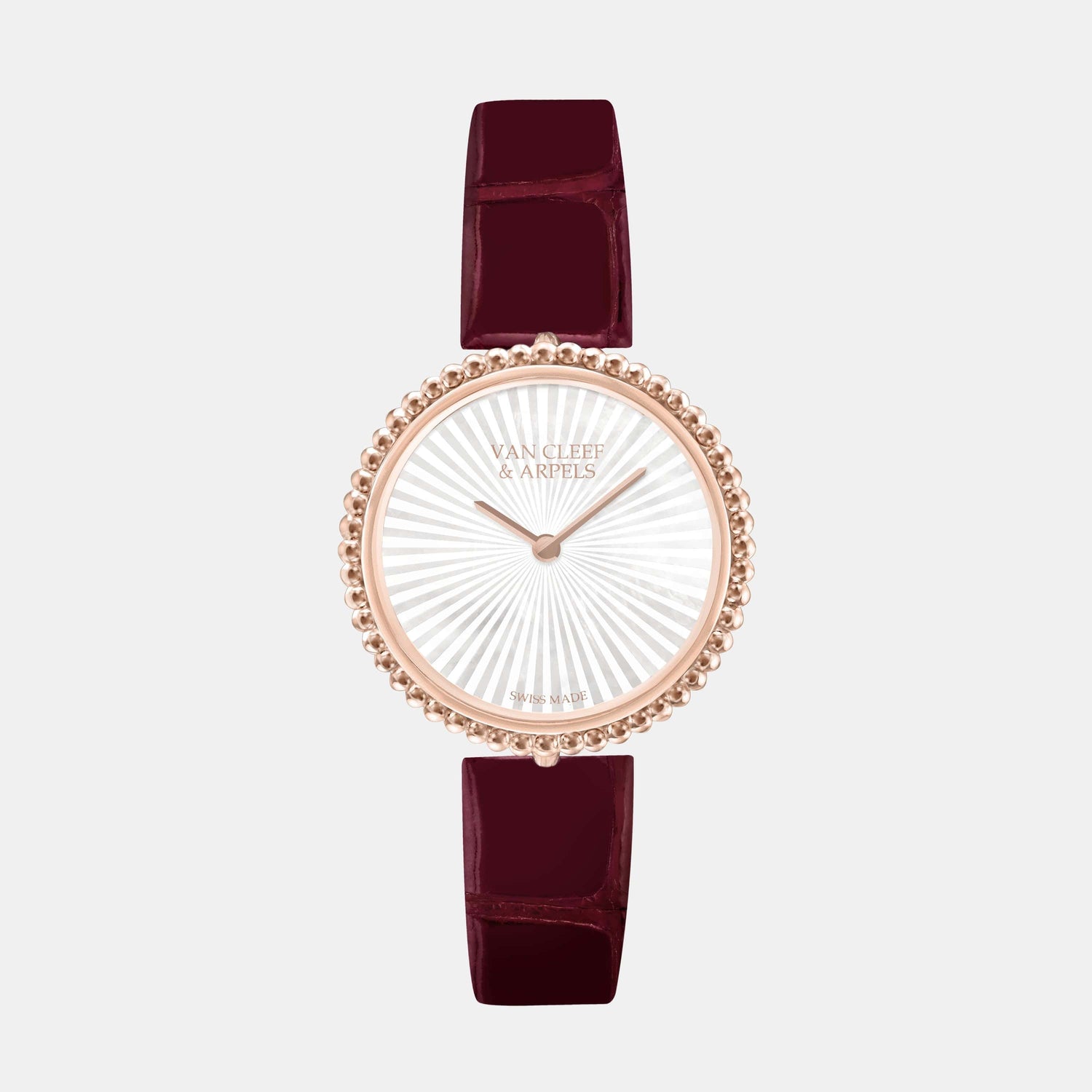 Montre Perlée Or rose Perle 