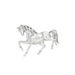 Broches Broche cheval diamants 58 Facettes 37100043