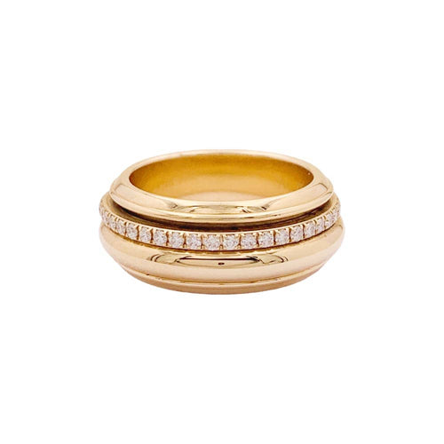Bague 51 Piaget Possession - Bague en or rose sertie de diamants 58 Facettes 34953