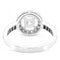 Bague 55 Boucheron Ava - Bague en or gris et diamants 58 Facettes 61E00419