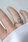 Bague 59 Bague cible Art Déco en or blanc 18kt, platine et diamants 58 Facettes