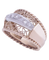 Bague 49 Circa 1920 - Bague jarretière en or 18K à diamants taille ancienne 58 Facettes BO210356/CIRCA1920
