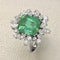 Bague Bague Emeraude Colombie et Diamants 58 Facettes OC-61300090