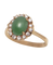 Bague 55 Charme d'Asie - Bague marguerite en or jaune 18K, jade et diamants 58 Facettes BO220948/CHARMEDASIE