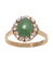 Bague 55 Charme d'Asie - Bague marguerite en or jaune 18K, jade et diamants 58 Facettes BO220948/CHARMEDASIE