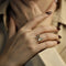 Bague 55 Messika Butterfly - Bague en or rose 18 carats et diamants 0,30 ct 58 Facettes FB10264