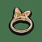 Bague 55 Messika Butterfly - Bague en or rose 18 carats et diamants 0,30 ct 58 Facettes FB10264
