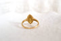 Bague 55 Bague navette en or jaune et or blanc 18k et diamants 58 Facettes 3377