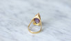 Bague 54 Bague marquise cocktail en or jaune 18kt et améthyste 58 Facettes