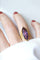 Bague 54 Bague marquise cocktail en or jaune 18kt et améthyste 58 Facettes