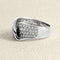 Bague 58 Bague en or gris 18 carats et diamants naturels 58 Facettes 61E00491