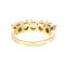 Bague 51 Bague demi-alliance en or jaune 750 et diamants 58 Facettes 60300017