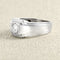 Bague 54 Bague alliance en platine 950 avec diamant rond 0,70 ct 58 Facettes 61000373