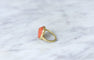 Bague 50 Bague camée corail style antique en or jaune 18k 58 Facettes