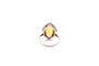 Bague 54 Bague en platine avec topaze naturelle 7,03 ct et diamants 58 Facettes 26061-25649b