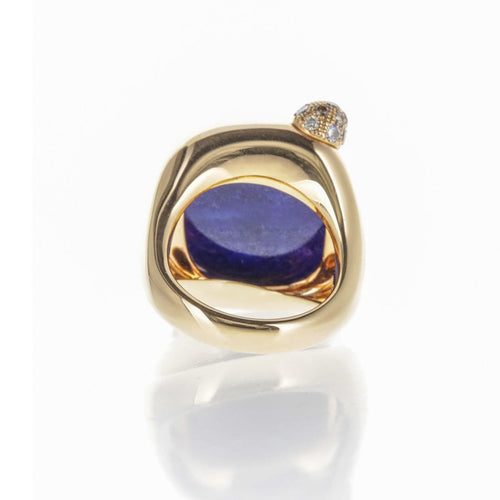 Bague 54 Pomellato Ritratto - Bague en or rose 18K et lapis-lazuli 58 Facettes 2.18501