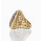 Bague 55 Pomellato Victoria - Bague en or jaune 18 carats et cristal de roche 58 Facettes 2.18493
