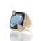 Bague 55 Pomellato Ritratto - Bague en or rose avec topaze et diamants 58 Facettes 2.19225