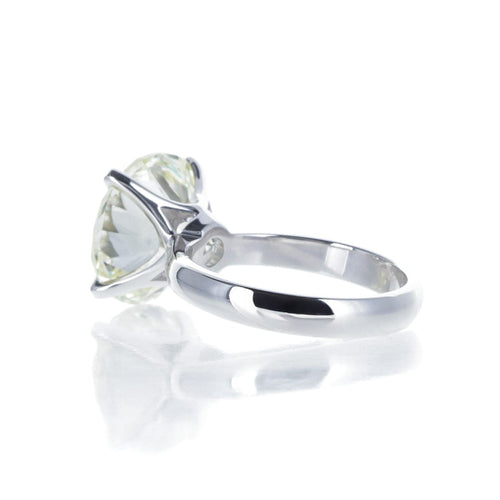 Bague 54 Bague solitaire diamant 7,66 ct en or blanc 18 carats 58 Facettes 2.18849