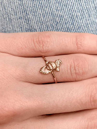 Bague 53 Bague Allégorie en or jaune 18k 58 Facettes BG1627