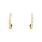 Boucles d'oreilles Créoles - Boucles d’oreilles en or jaune 750 et diamants 58 Facettes 34958