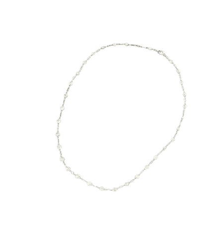 Collier Collier cercle 1900 en platine et diamants taille ancienne 58 Facettes