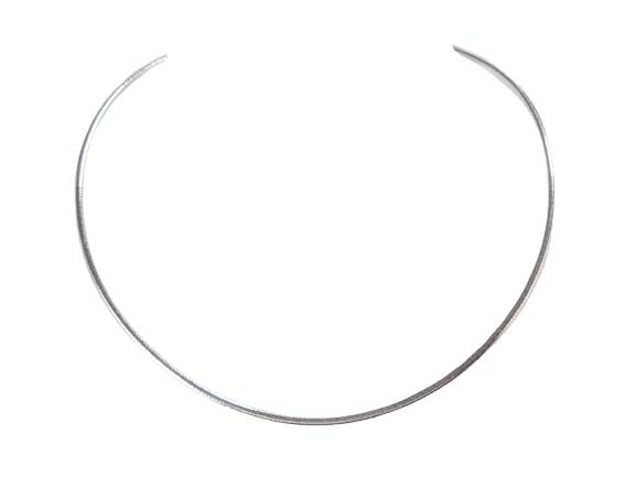 Collier Collier oméga en or blanc 18 kt 58 Facettes 32185