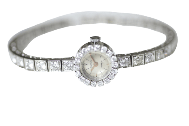 Montre Astral - Montre bracelet sertie de diamants en or blanc 18k 58 Facettes