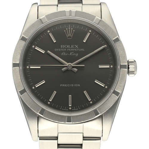 Montre Rolex Air-King Precision - Montre automatique en acier, réf. 14010 (1993) 58 Facettes ROL/AIK/196
