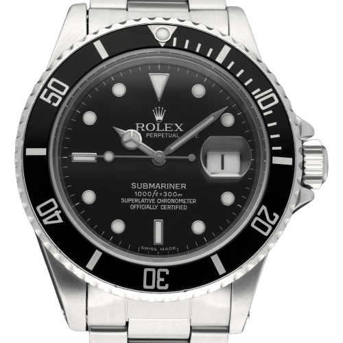 Montre Rolex Submariner Date 16800 - Montre automatique acier (1982) 58 Facettes ROL/SUB/044