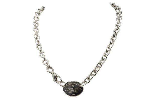 Collier Tiffany & Co - Collier ovale en argent 925 58 Facettes 33163