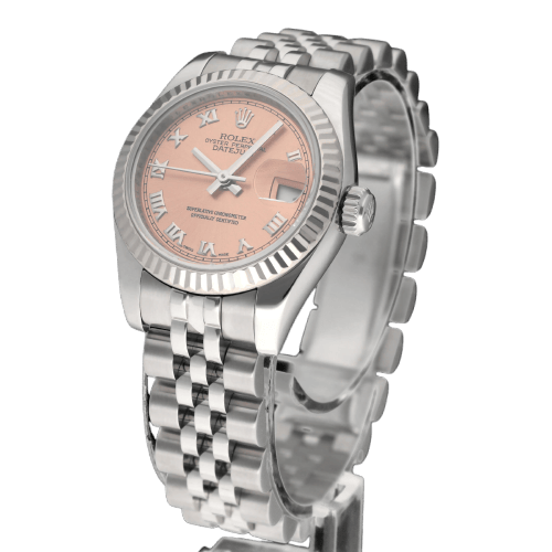 Montre Rolex Lady-Datejust 179174 - Montre automatique dame 26 mm acier, boîte et papiers 58 Facettes ROL/LDJ/535