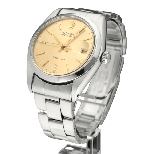Montre Rolex Oyster Precision - Montre 6694 34 mm en acier (1969) 58 Facettes ROL/OPR/187
