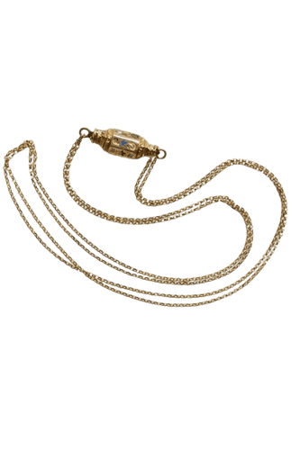 Collier Collier régional en or jaune 18kt, fermoir barillet émaillé 58 Facettes