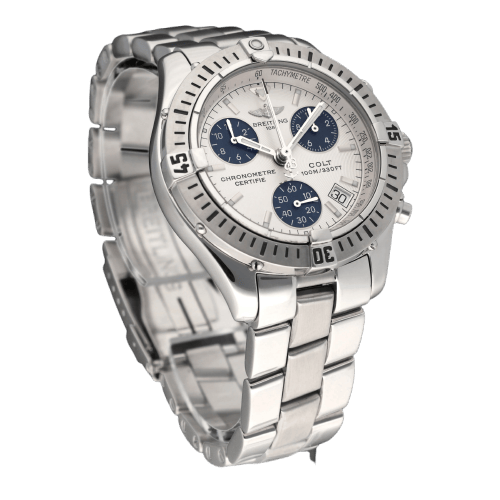 Montre Breitling Colt - Montre chronographe quartz en acier, réf. A73350 58 Facettes BTL/CLT/029
