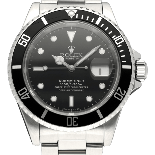 Montre Rolex Submariner Date 16610 - Montre automatique en acier (1991) 58 Facettes ROL/SUB/046