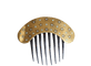Peigne diadème étoile en corne, métal doré et turquoise 58 Facettes