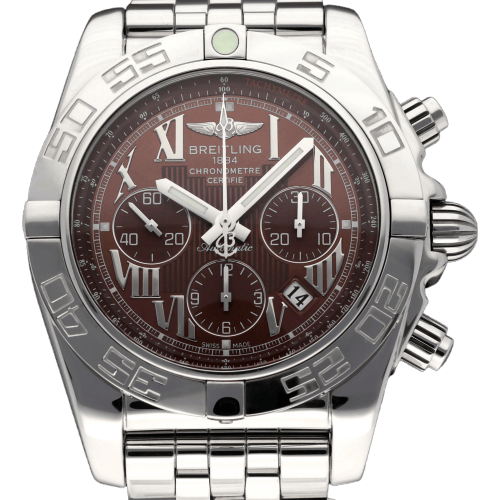 Montre Breitling Chronomat 44 - Montre automatique en acier AB0110 (2009) 58 Facettes BTL/CHM/182