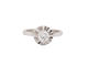 Bague 51 Bague solitaire en or blanc 18 ct et diamant taille brillant 58 Facettes 33056