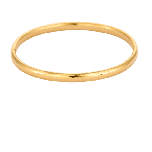 Bracelet Bracelet jonc en or jaune 18 carats 58 Facettes