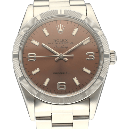 Montre Rolex Air King Precision - Montre automatique en acier 34 mm réf. 14010 (1998) 58 Facettes ROL/AIK/179